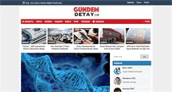 Desktop Screenshot of gundemdetay.com